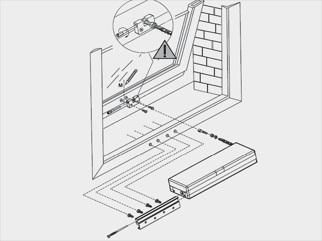 Bottom-hung mounting